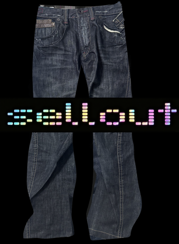 2000s swag denim jeans
